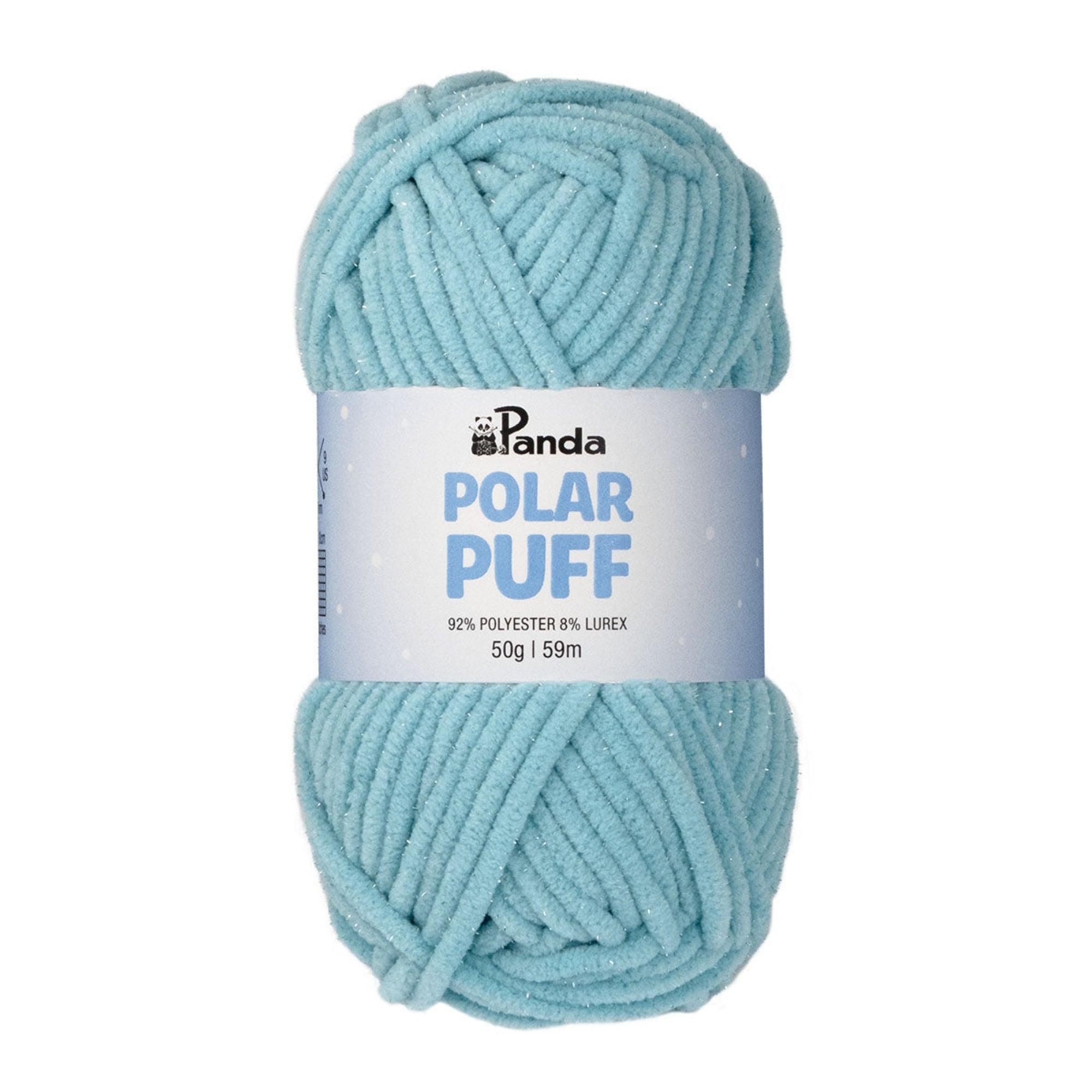 Panda Polar Puff Chenille Yarn 50g GLACIER