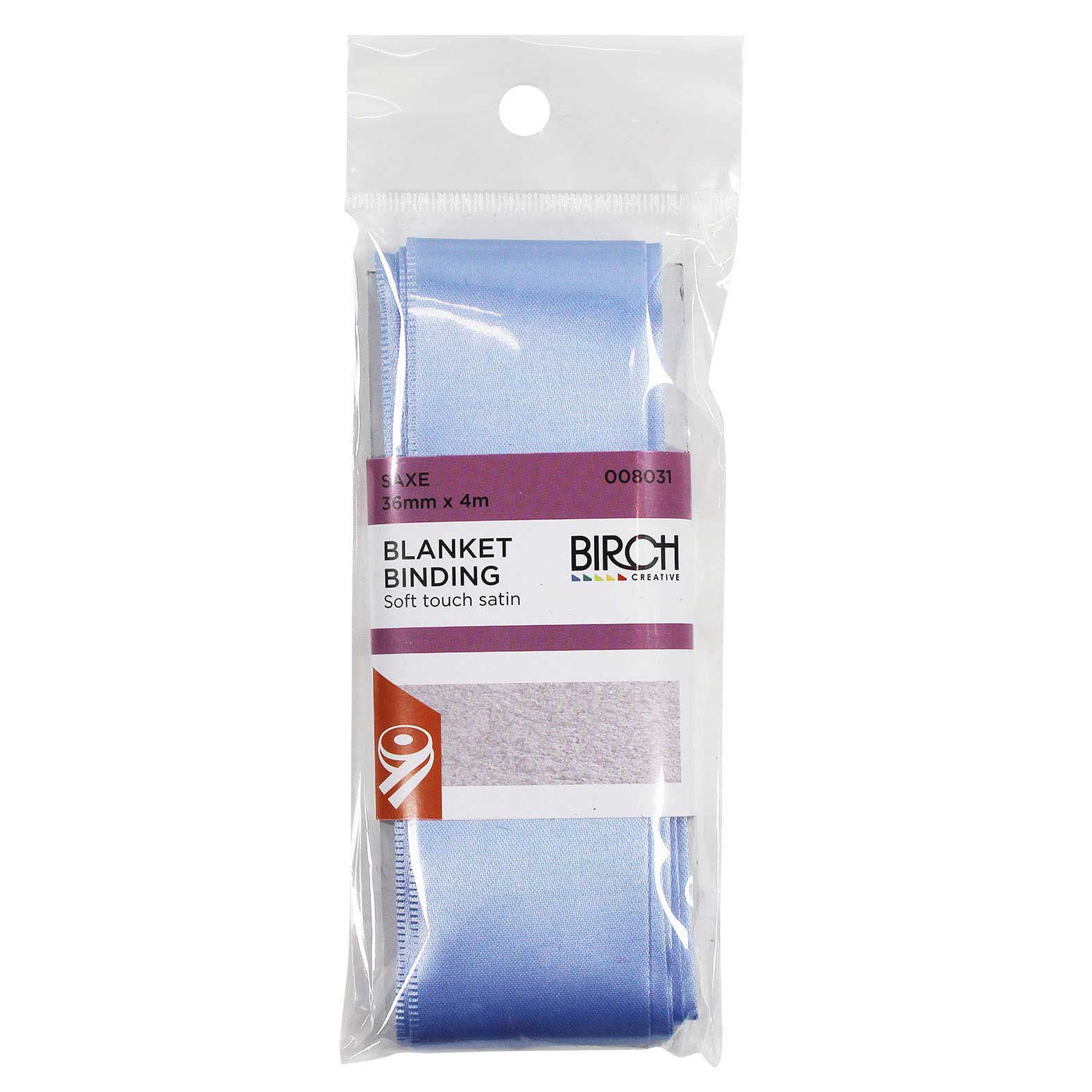 Birch Blanket Binding - Polycotton 36mm x 4 Metre Sage