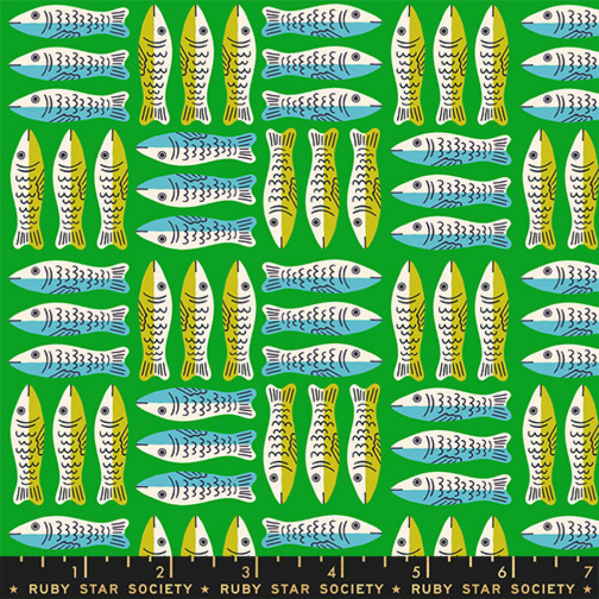 1 800 Calico Little Sardines Lucky Verdant by Alexia Abegg Ruby Star Society RS4168 14