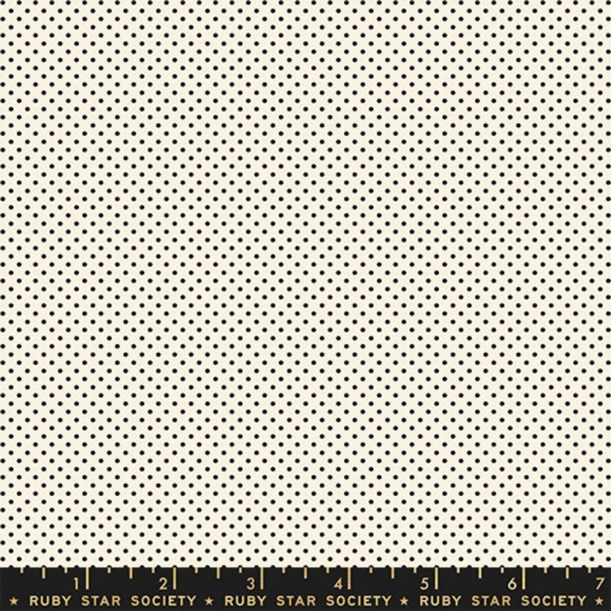 1 800 Calico Mini Dot Black Ditsy Vintage by Alexia Abegg Retro Ruby Star Society RS4102 20 RULER