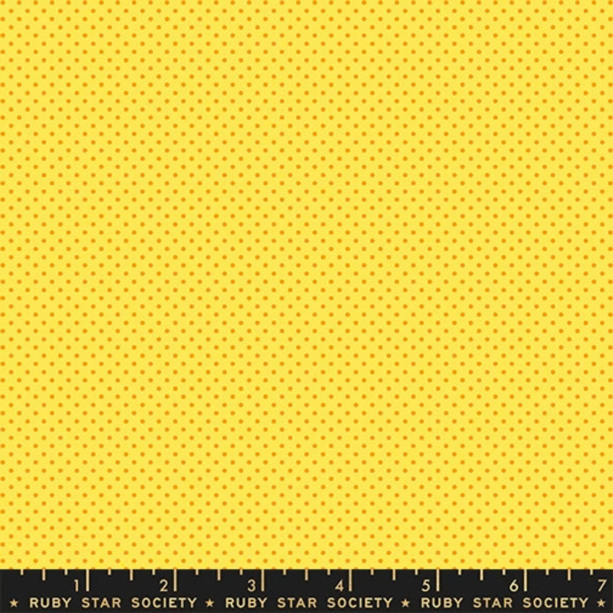 1 800 Calico Mini Dot Chrome Yellow Ditsy Vintage by Alexia Abegg Retro Ruby Star Society RS4102 34 RULER