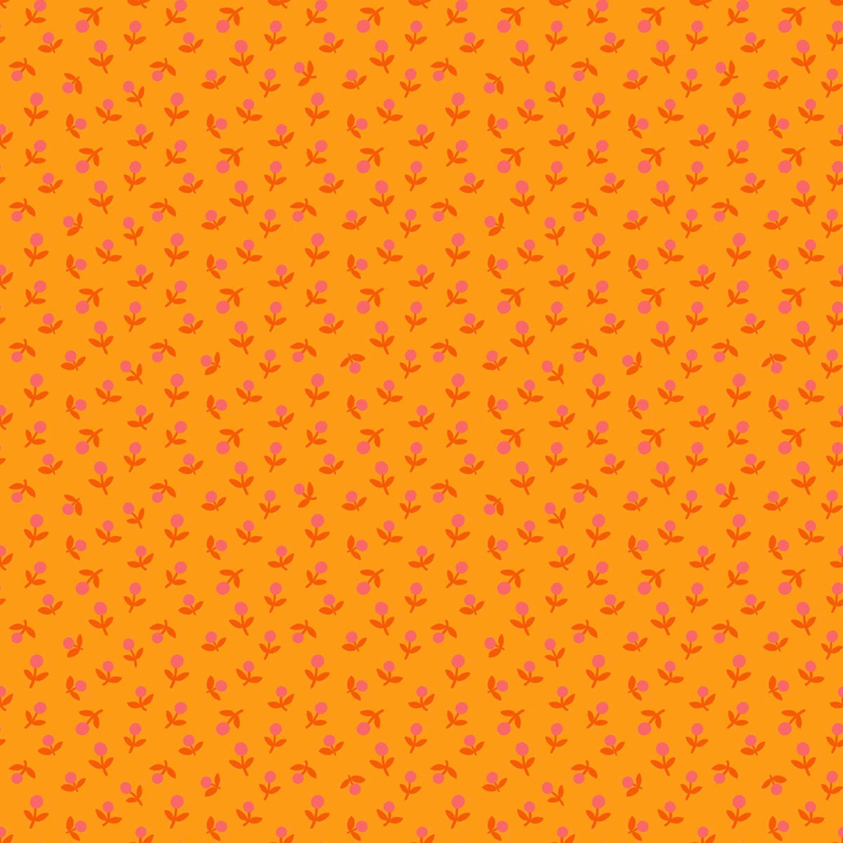 1 800 Calico Sprout Ditsy Floral Blender Retro Cheddar by Alexia Abegg Retro Ruby Star Society RS4103 25
