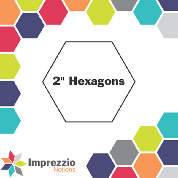 Imprezzio: English Paper Piecing Hexagons 2 InchImprezzio: English Paper Piecing Hexagons 2 Inch