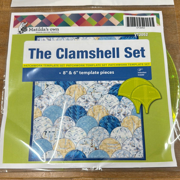 Matilda's Own: Clamshell Acrylic Template Set 6" + 8"