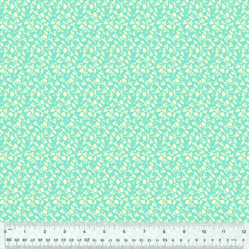Heather Ross Country Mouse Fresh Calico Aqua 53475-9