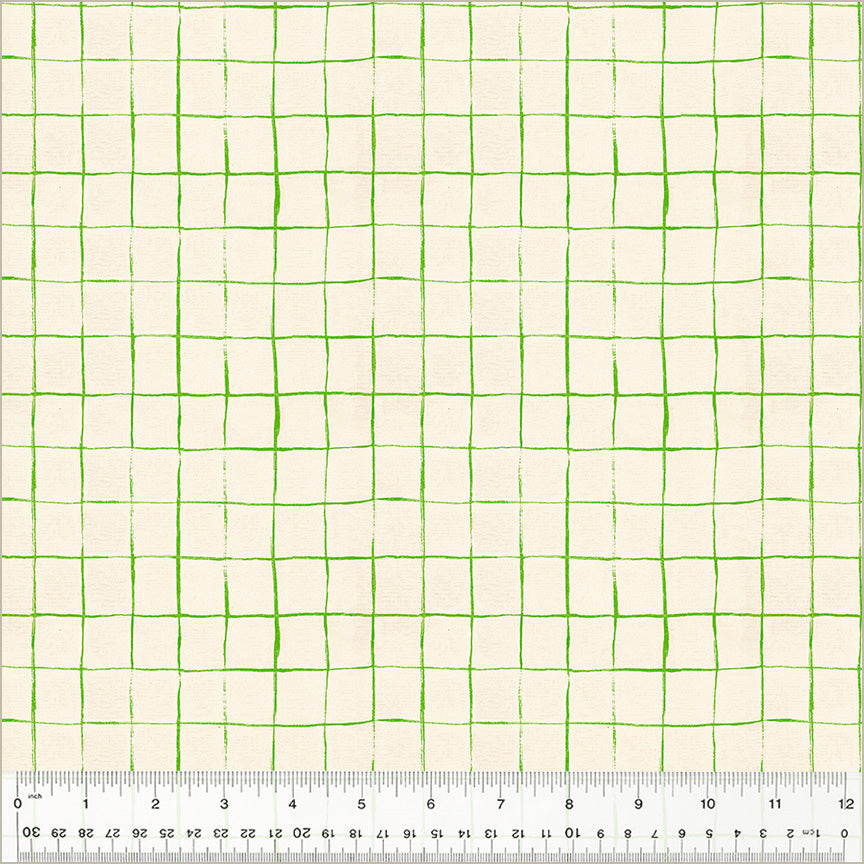 Heather Ross By Hand Drawn Plaid Ivory 54260D-11