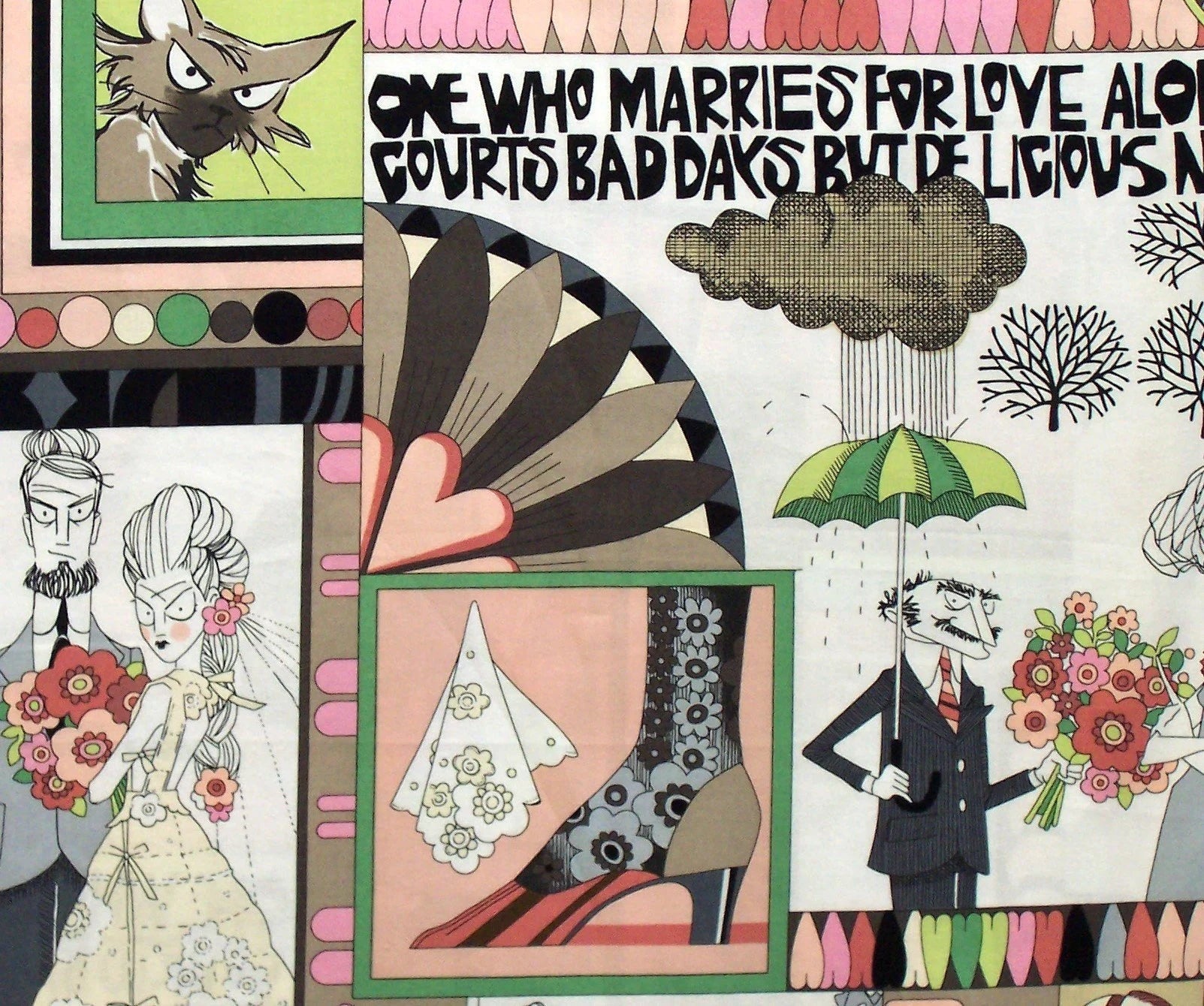 Alexander Henry Fabrics - Ghastlie Love 8788A