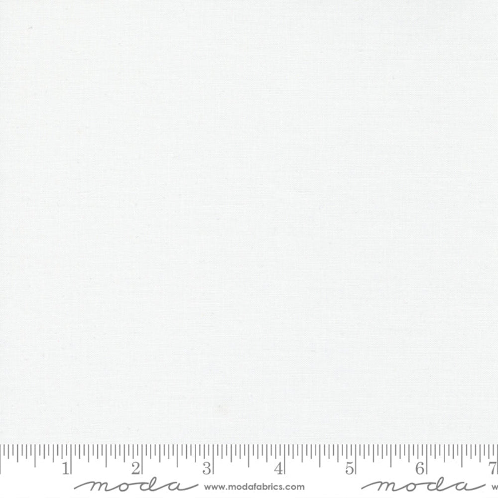MODA Bella Solids White 9900 98
