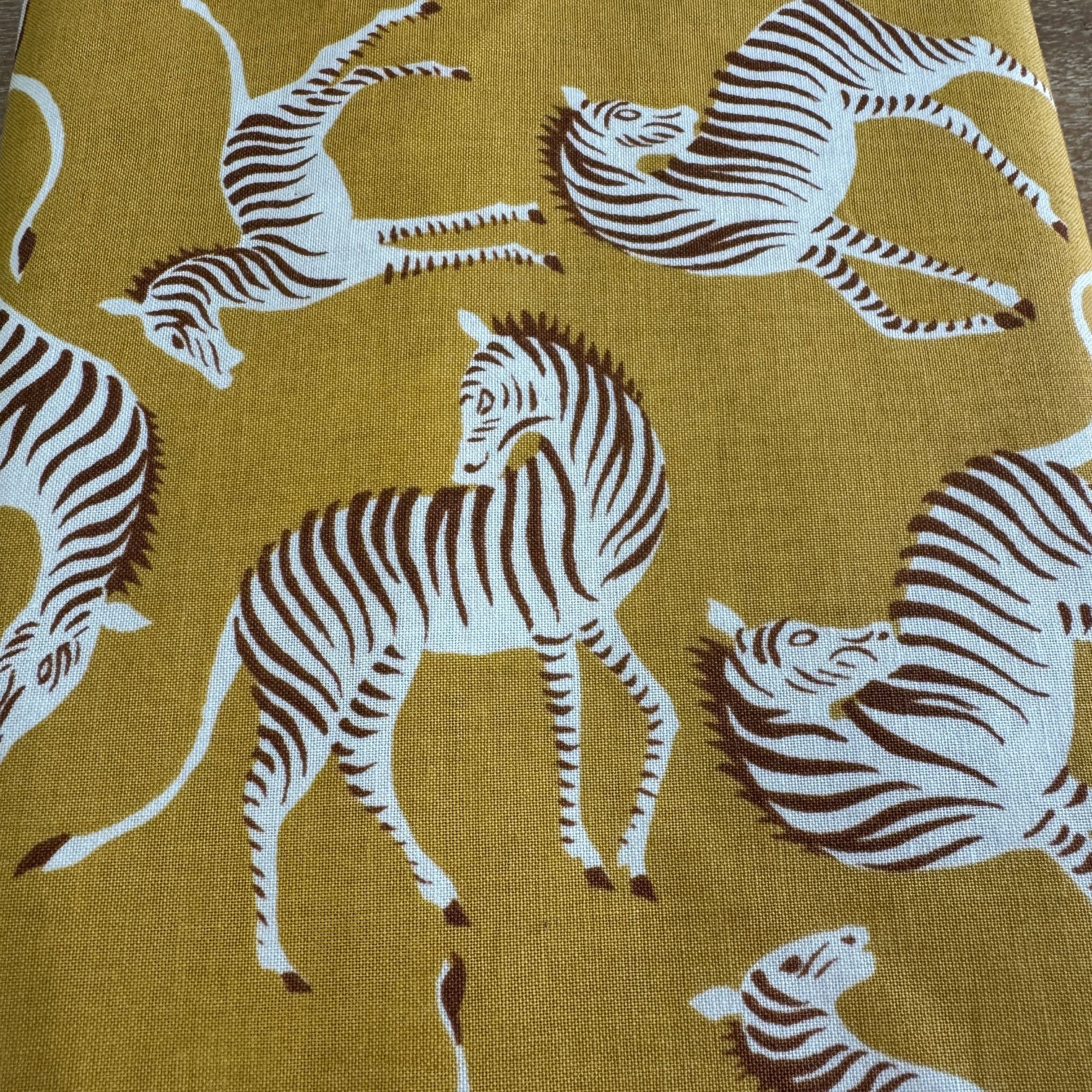 Alexander Henry Fabrics - Kewende Gold Little Zebras 7654B