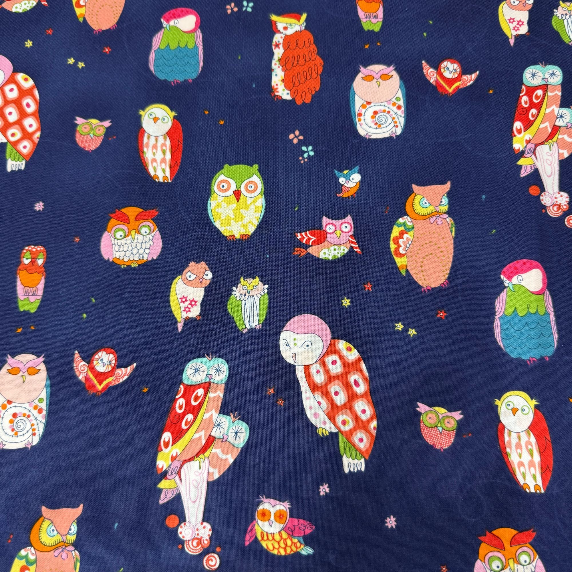 Alexander Henry In th Kitchen Spotted Owl Navy 6974E