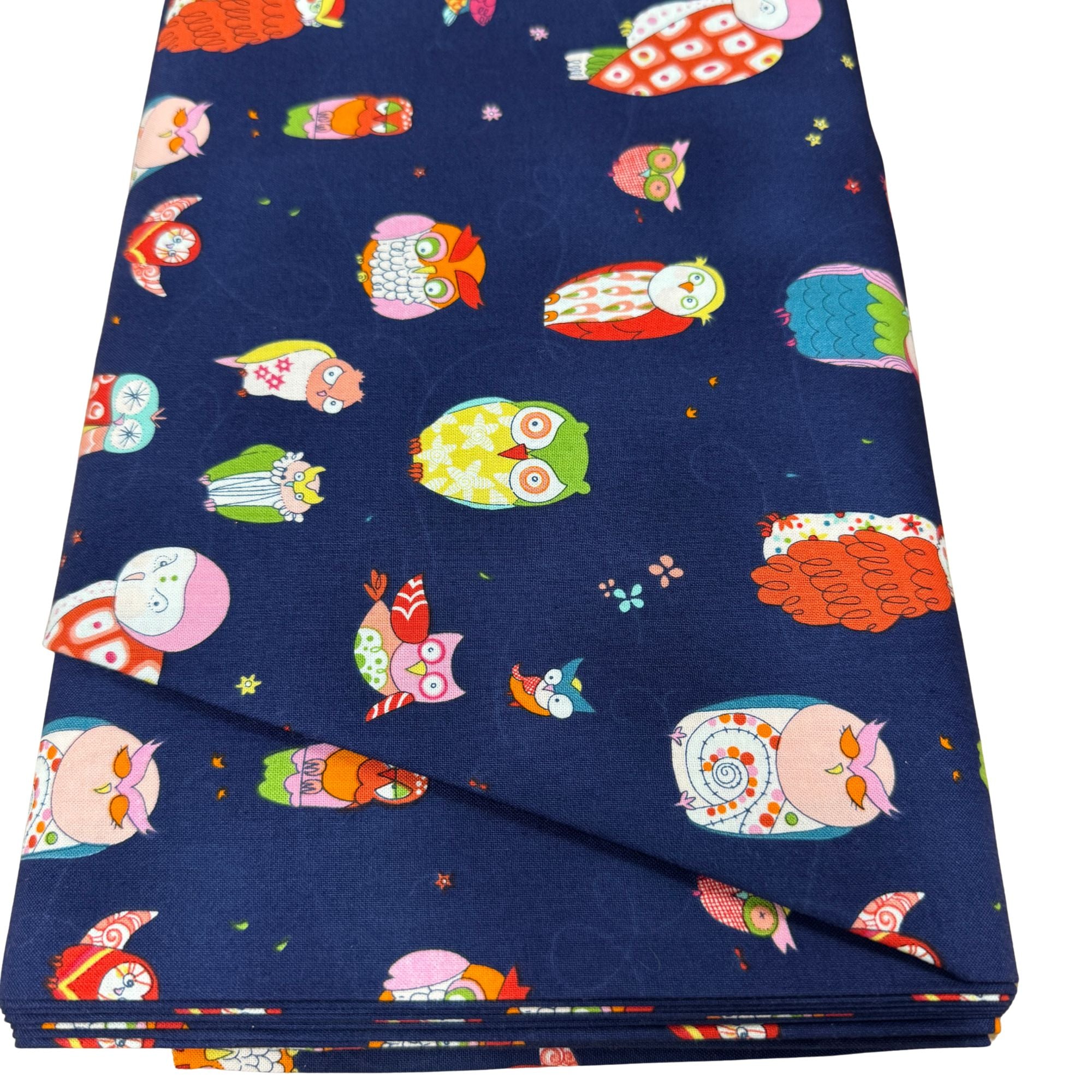 Alexander Henry In th Kitchen Spotted Owl Navy 6974E BOLT