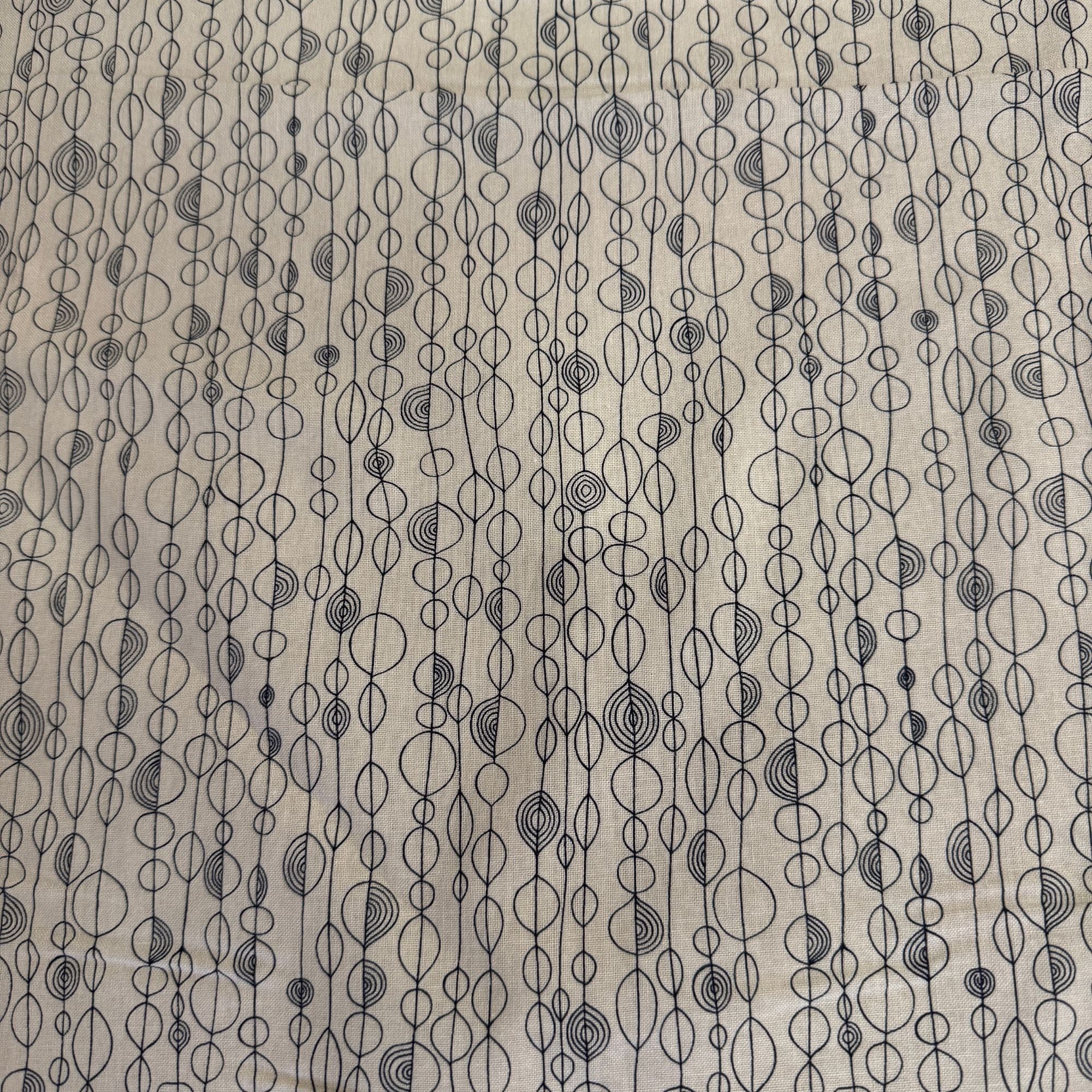 Alexander Henry Fabrics: Arvika Taupe/Navy 6604ER