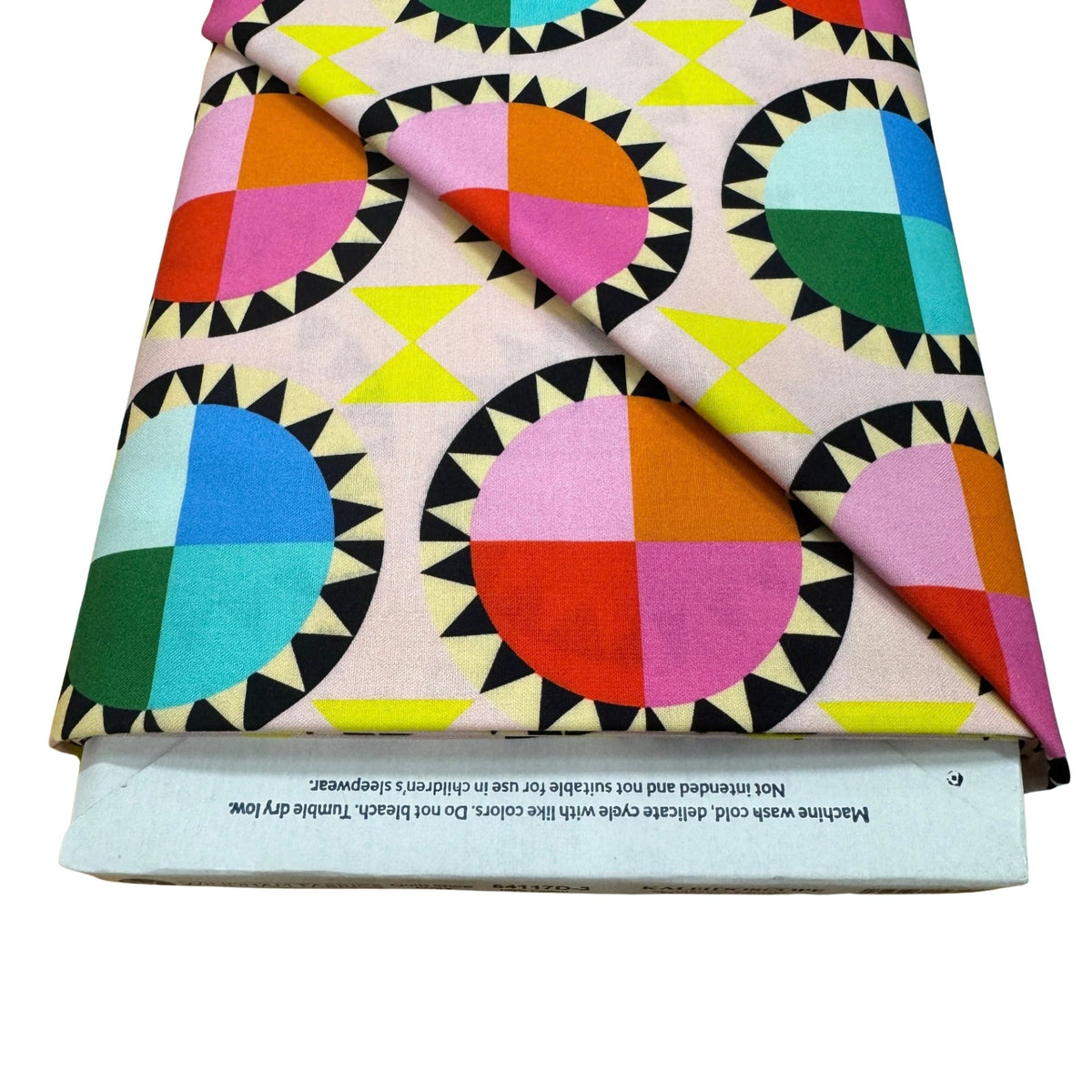 Annabel Wrigley Kaleidoscope Rainbow Cake Blush Windham Fabrics 54117D-3