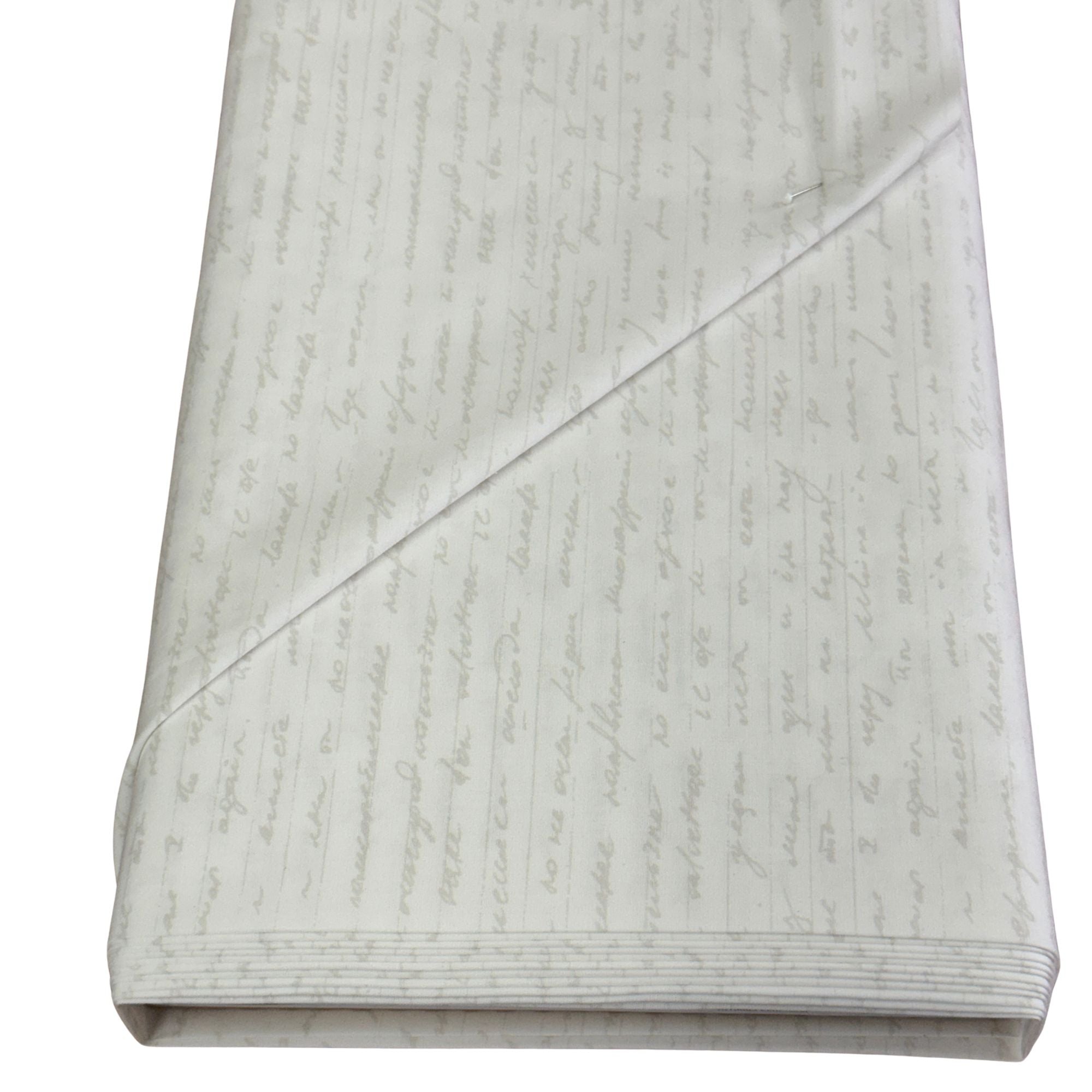 Art Gallery Fabrics - Duality - Lyricist’s Diary White FUS-DU-2502