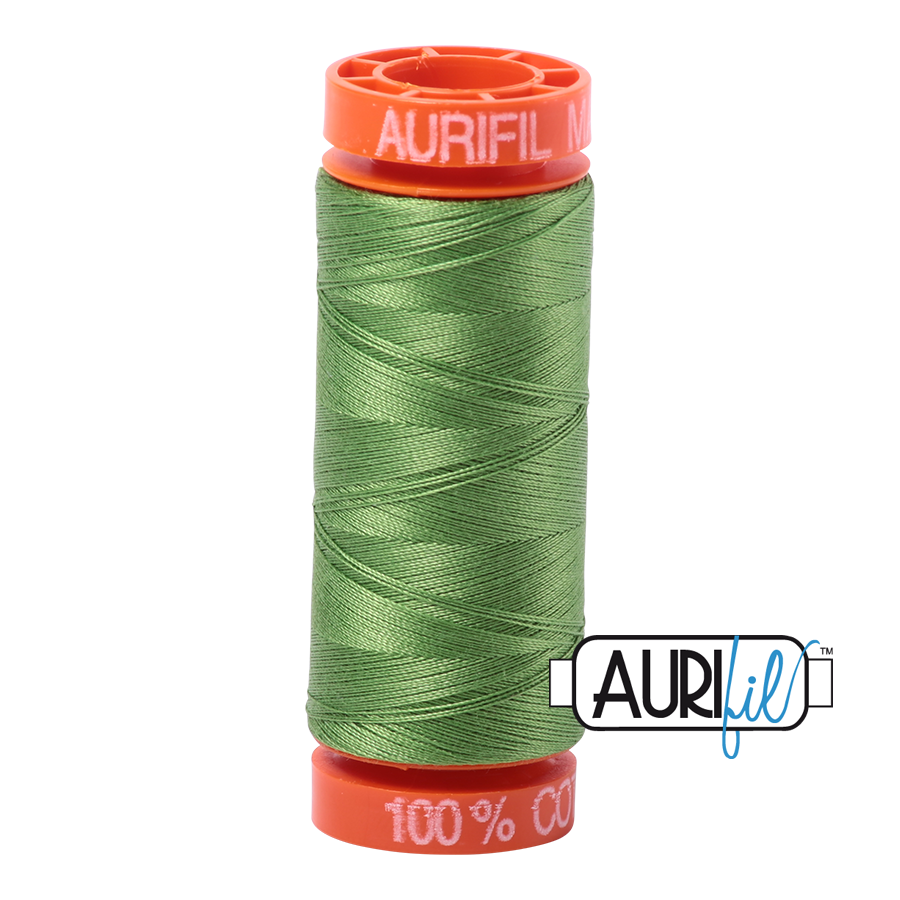 Aurifil Cotton Mako 1114 Grass Green Thread Ne 50 200m