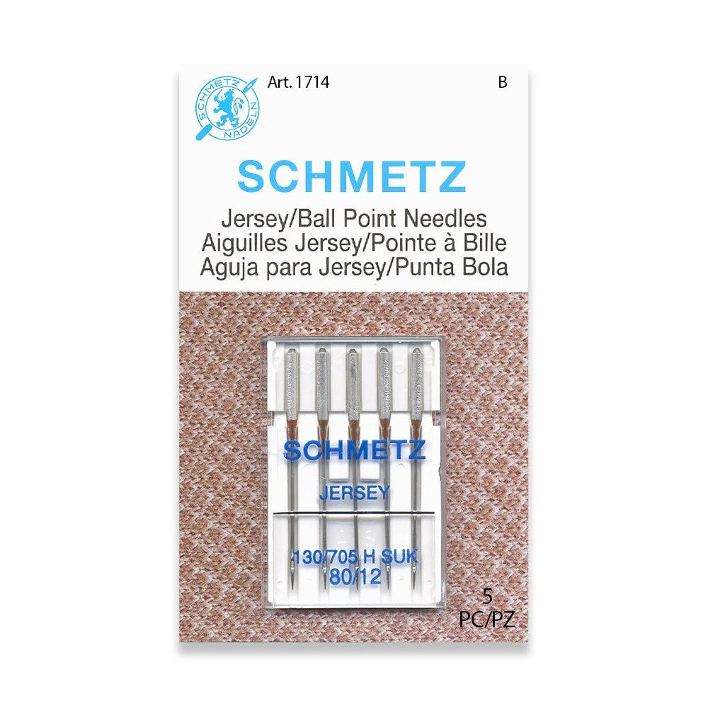 Schmetz Ball Point Sewing Machine Needles 80/14