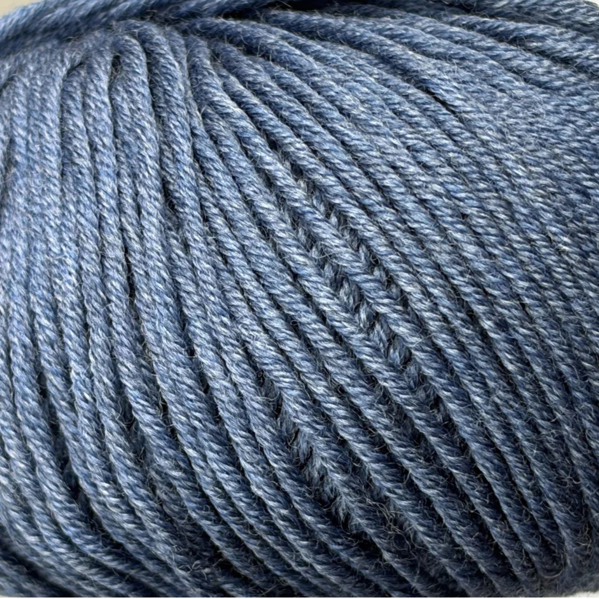 Bellissimo Australian Merino Extra Fine Wool Yarn 8 Ply Jeans 268