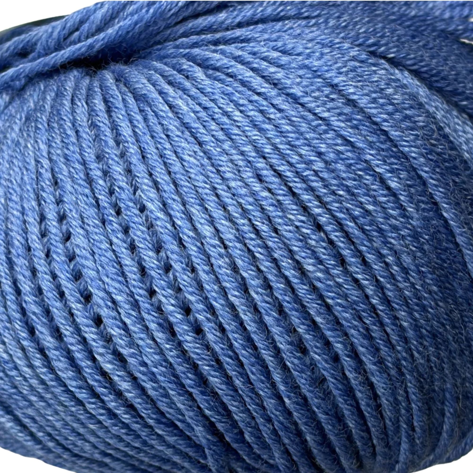 Bellissimo Australian Merino Extra Fine Wool Yarn 8 Ply Cornflower 267