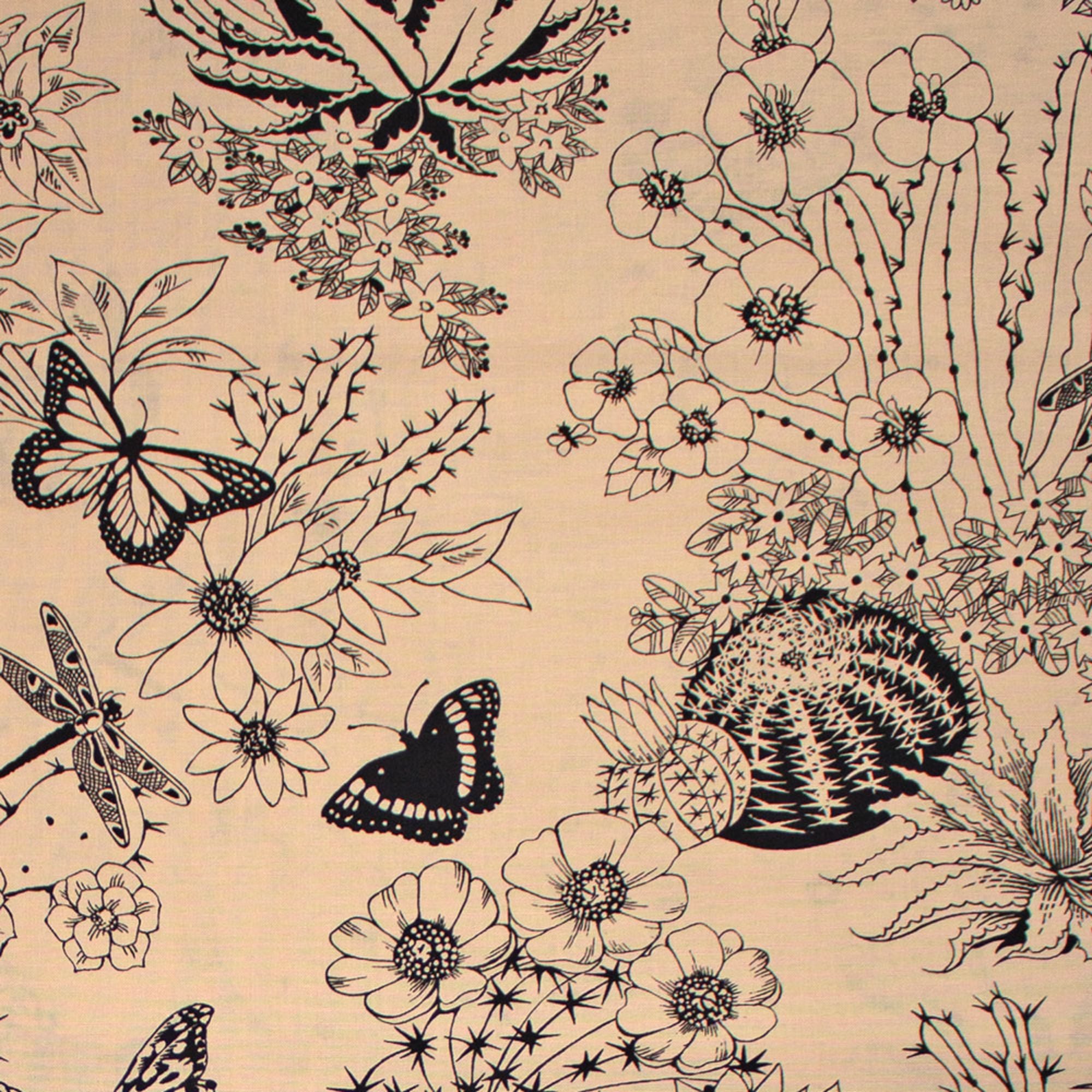 Alexander Henry Hacienda Cactus Tea/Black 8862D