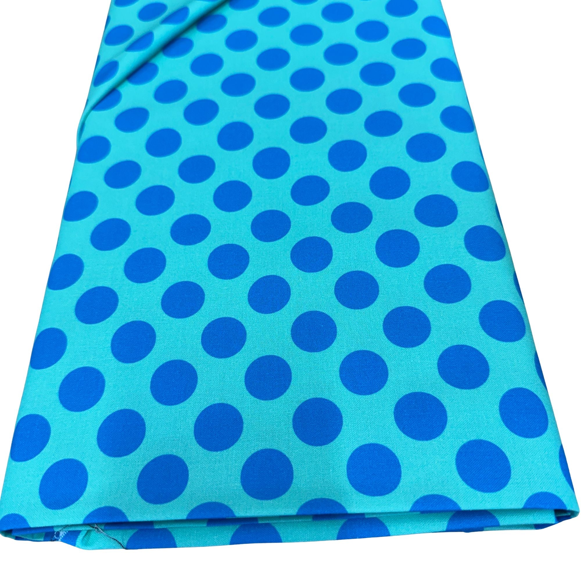 Blockstar Fabrics - Circus - 3/4 Inch Spot Retro Spearmint and Dresden Blue BF-19 BOLT