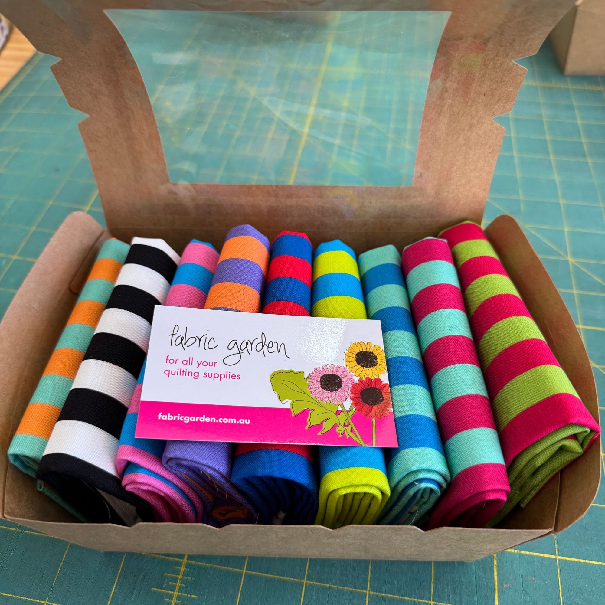Blockstar Fabrics - Circus - All the Stripes 1/2 Inch Stripe Retro