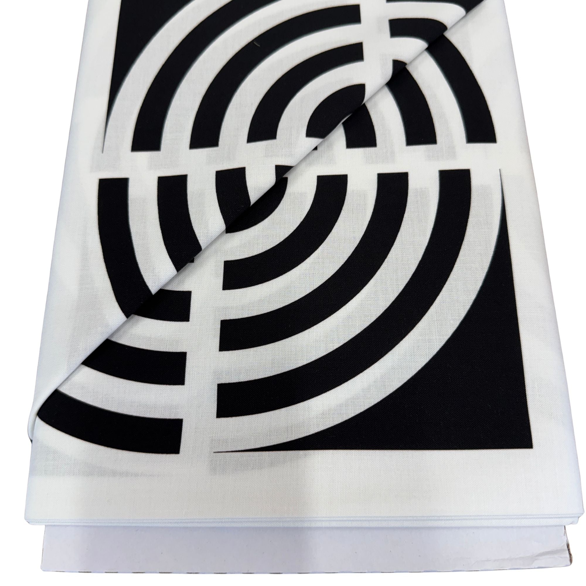 Blockstar Fabrics - Black and White Collection - 1/2 Inch Circle Block BF-83 BOLT