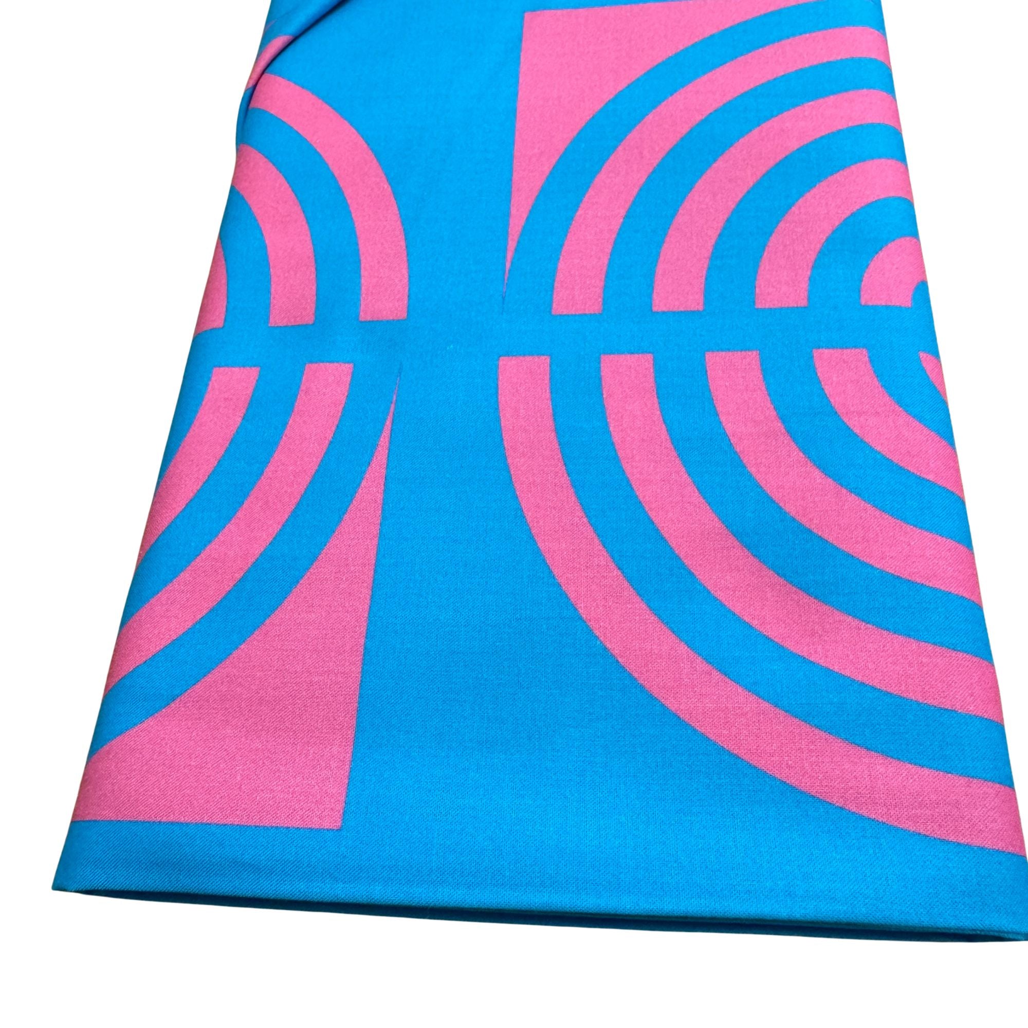 Blockstar Fabrics - Circus - 1/2 Inch Circle Retro Pink Blue BF-8 BOLT