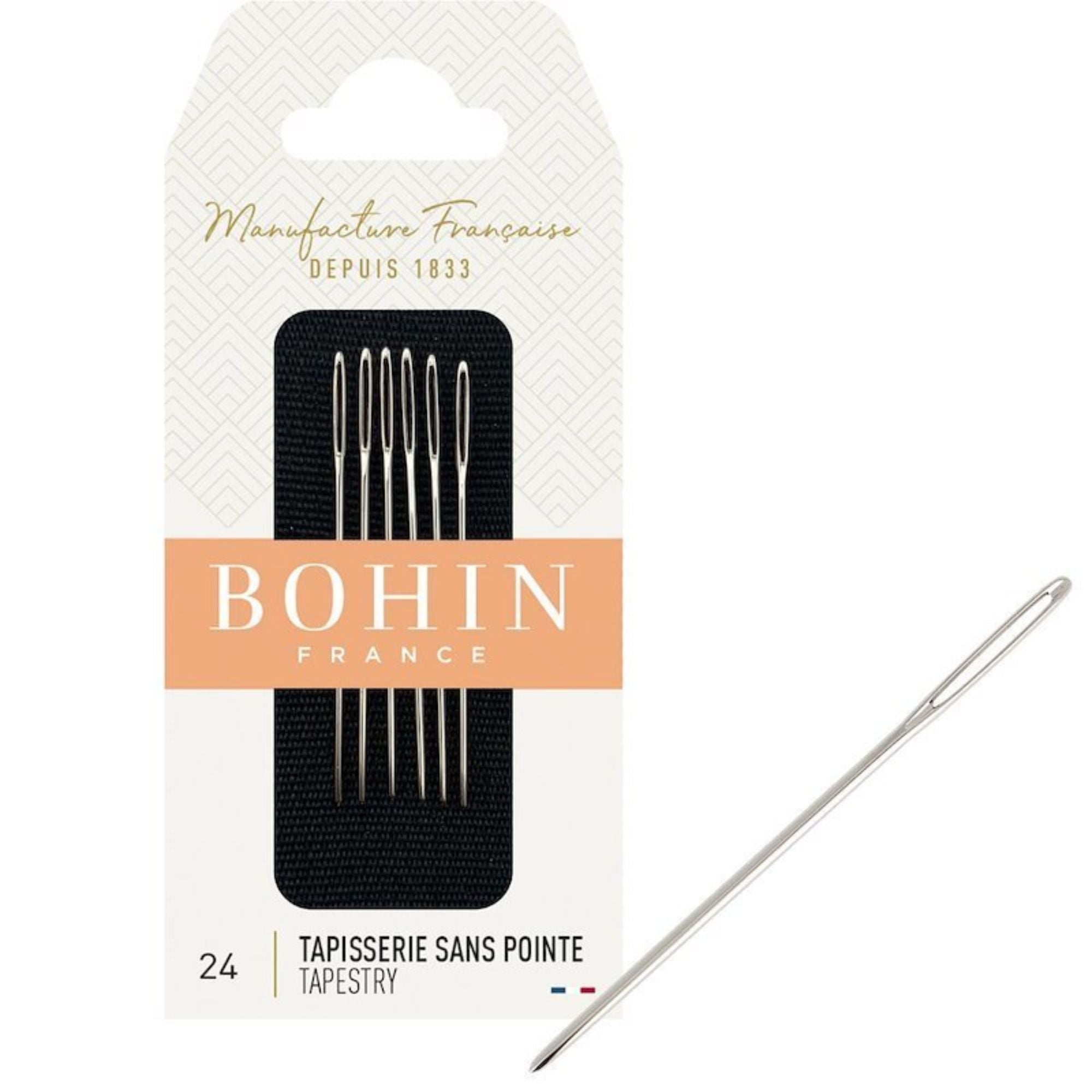 Bohin France Tapestry Needles Size 24