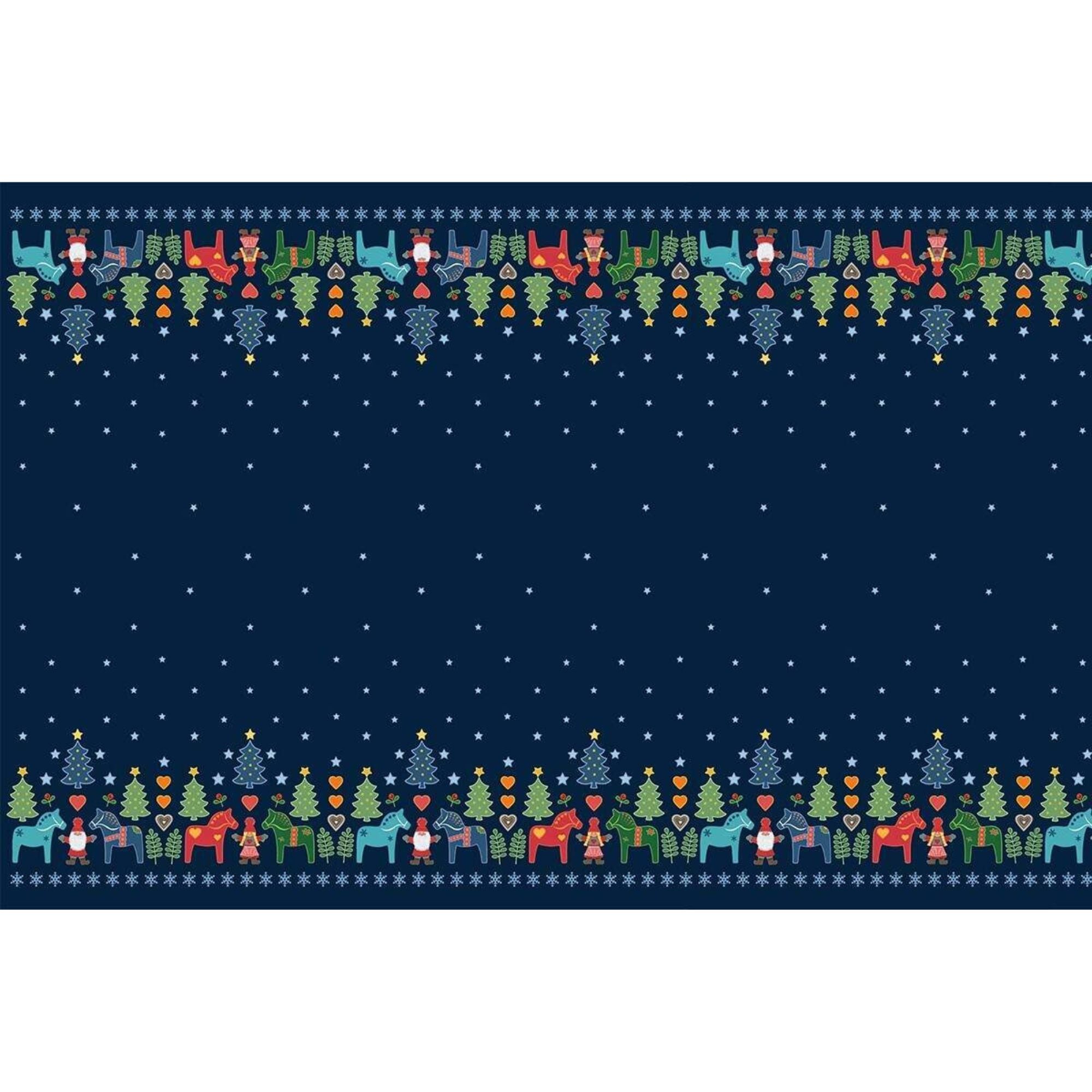 Tomten's Folklore Christmas - Double edge border panel CE54