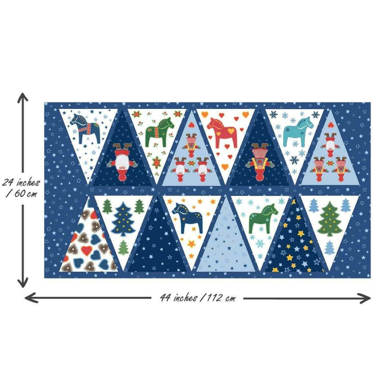 Tomten's Folklore Christmas - Bunting panel CE57