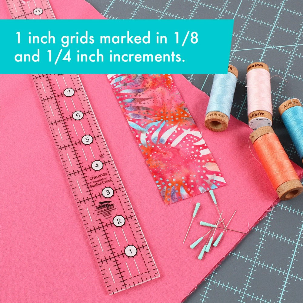 Creative Grids Quilt Ruler 1-1/2in x 12-1/2in Rectangle CGR15125