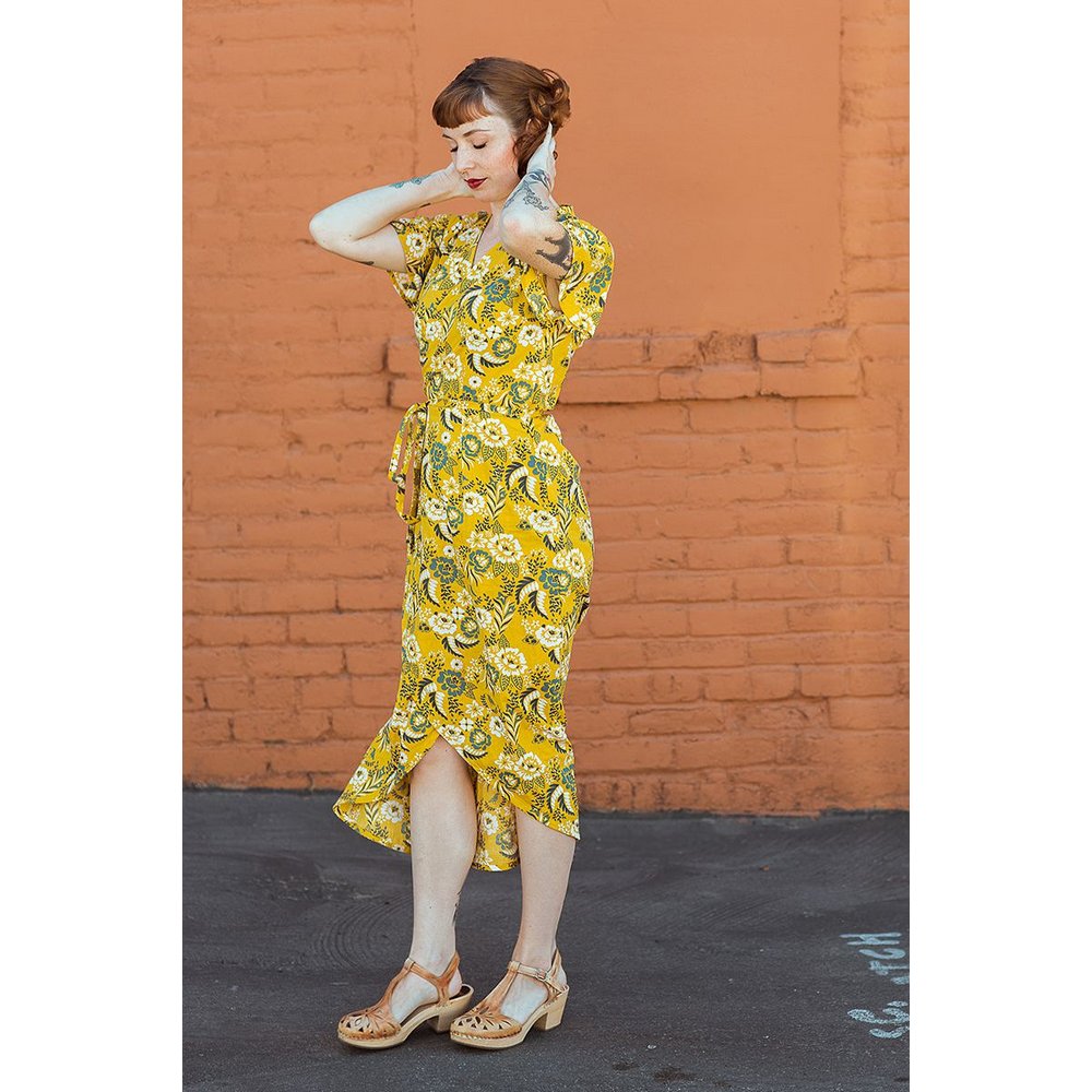 Sew to Grow Sewing Pattern: CharliAnne Wrap Dress