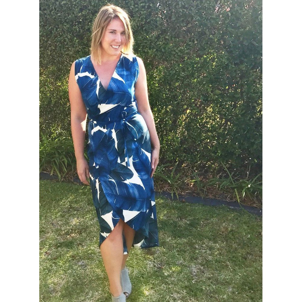 Sew to Grow Sewing Pattern: CharliAnne Wrap Dress