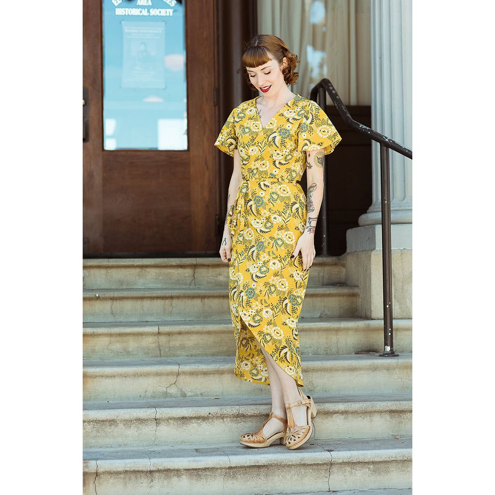 Sew to Grow Sewing Pattern: CharliAnne Wrap Dress