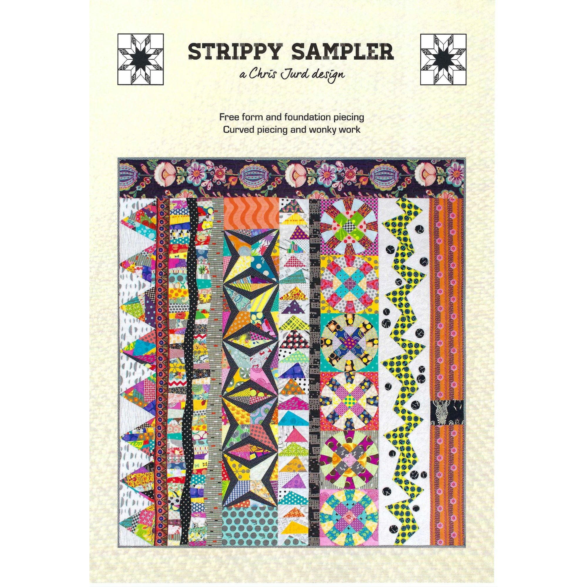 Chris Jurd Designs - Strippy Sampler Quilt Pattern CJ001