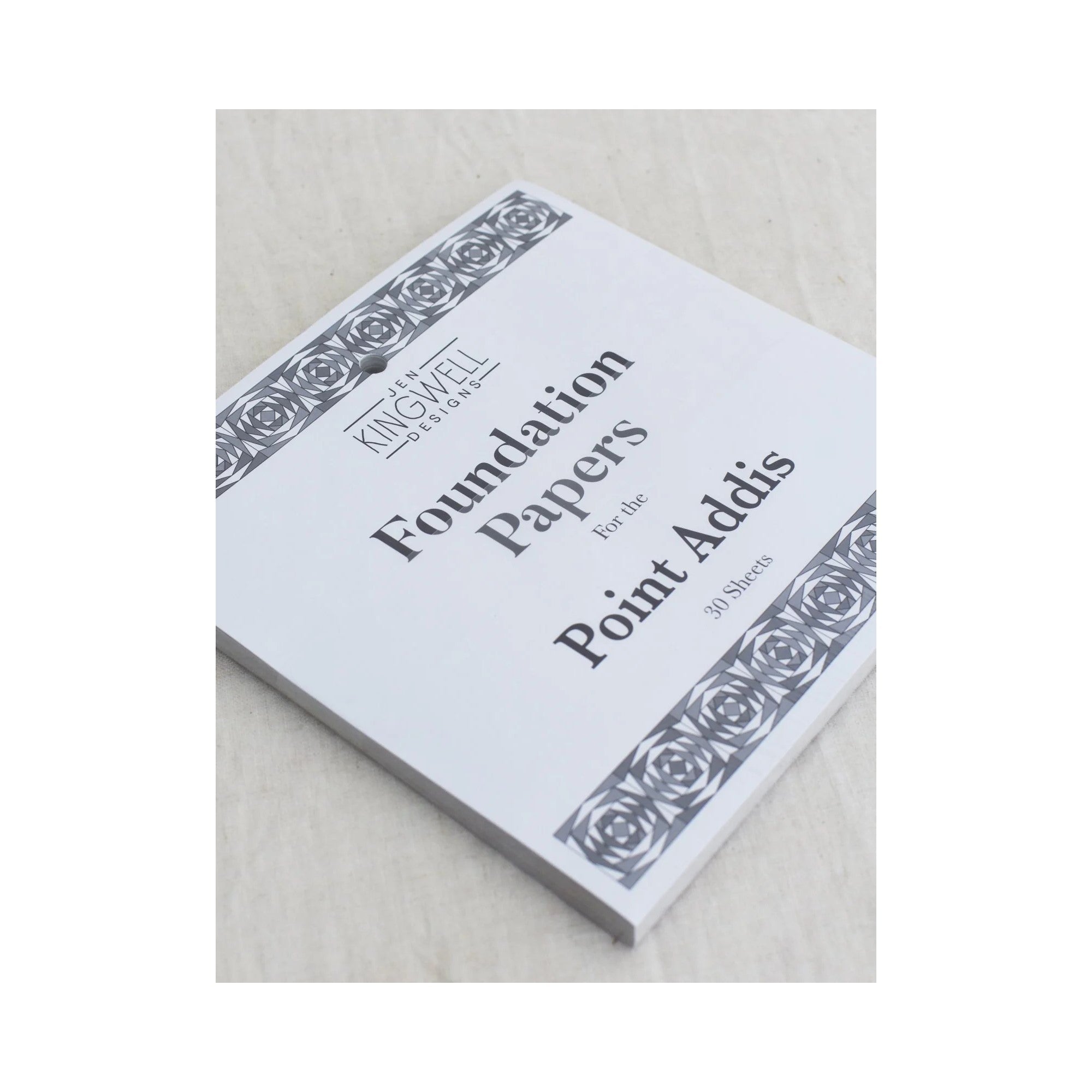 Jen Kingwell Designs: Point Addis Foundation Papers Only