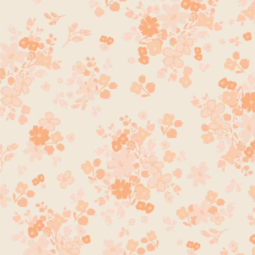Art Gallery Fabrics: Nectarine Fusion - Blooming Soul FUS-NE-2400