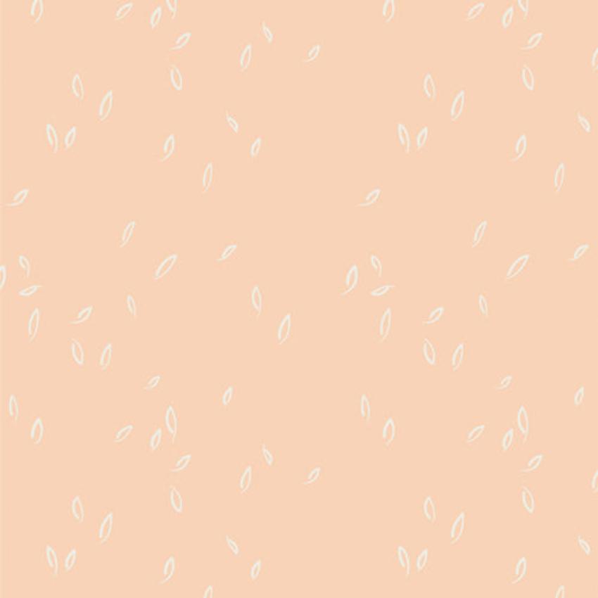 Art Gallery Fabrics: Nectarine Fusion - Dancing Leaves FUS-NE-2403