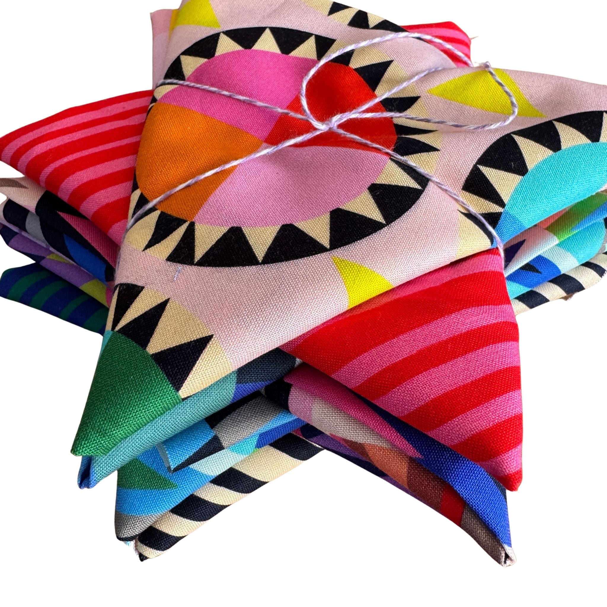 Fat Quarter Bundle: Annabel Wrigley Kaleidoscope Parade Windham Fabrics 8 pcs