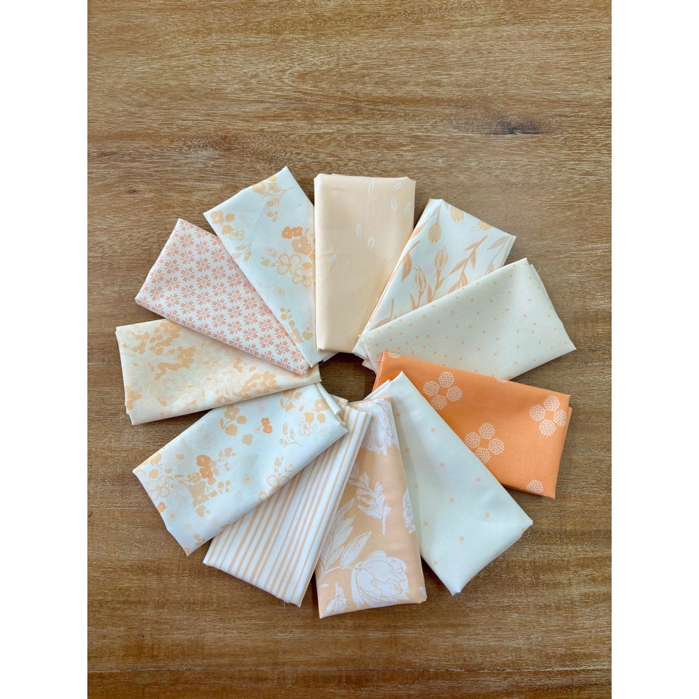 Fat Eighth Bundle: Nectarine Fusion Art Gallery Fabrics 10pcs