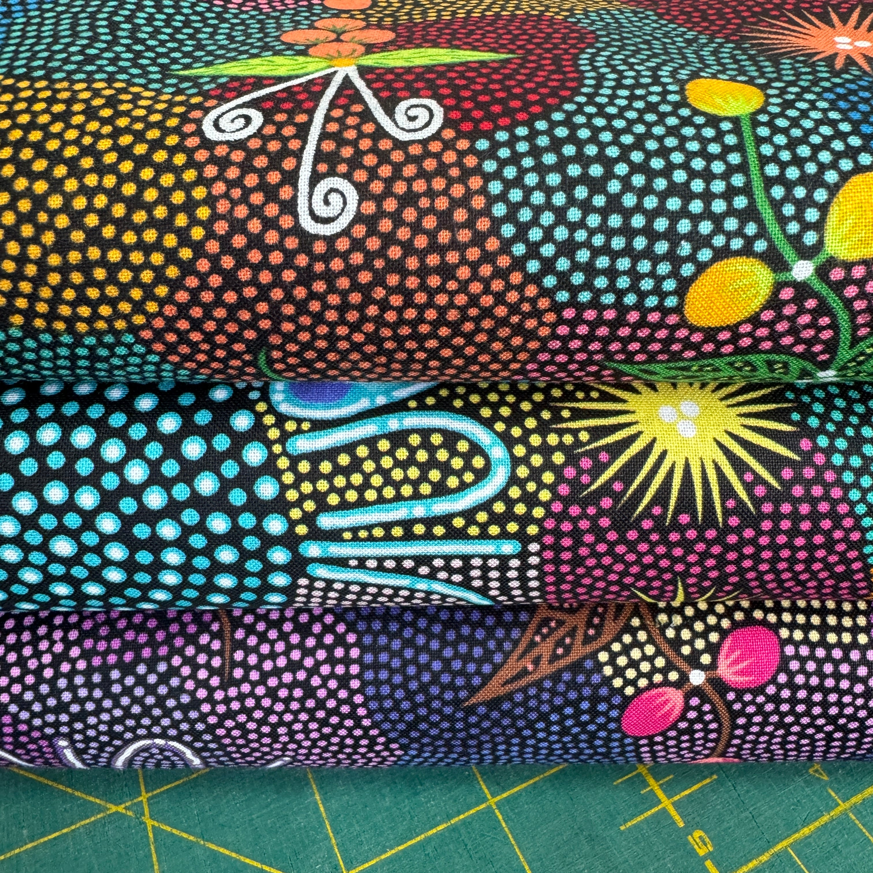 Fat Quarter Bundle: Aboriginal Design Bush by Tanya Price 3 pc
