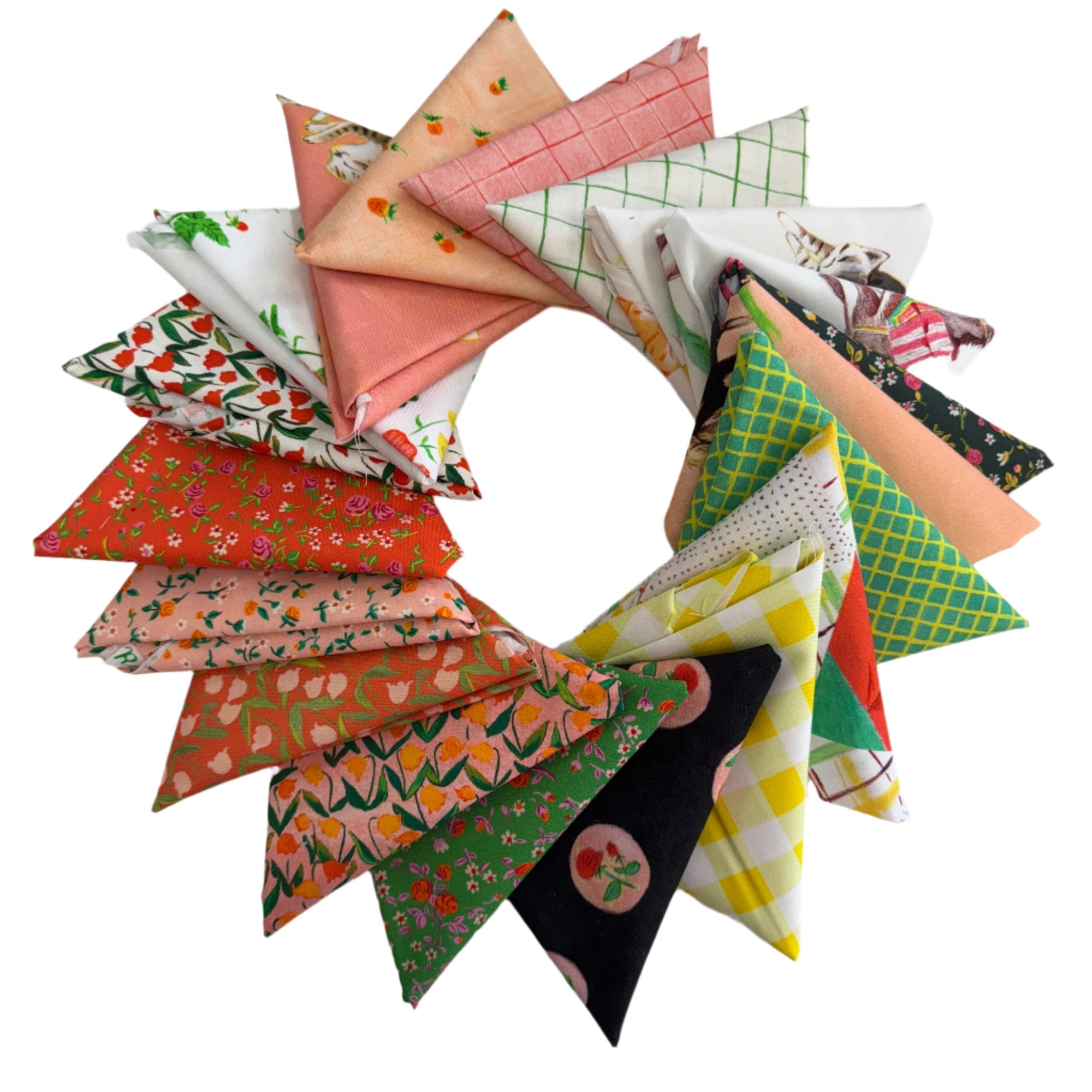 Fat Quarter Bundle: Heather Ross: By Hand 19pcs