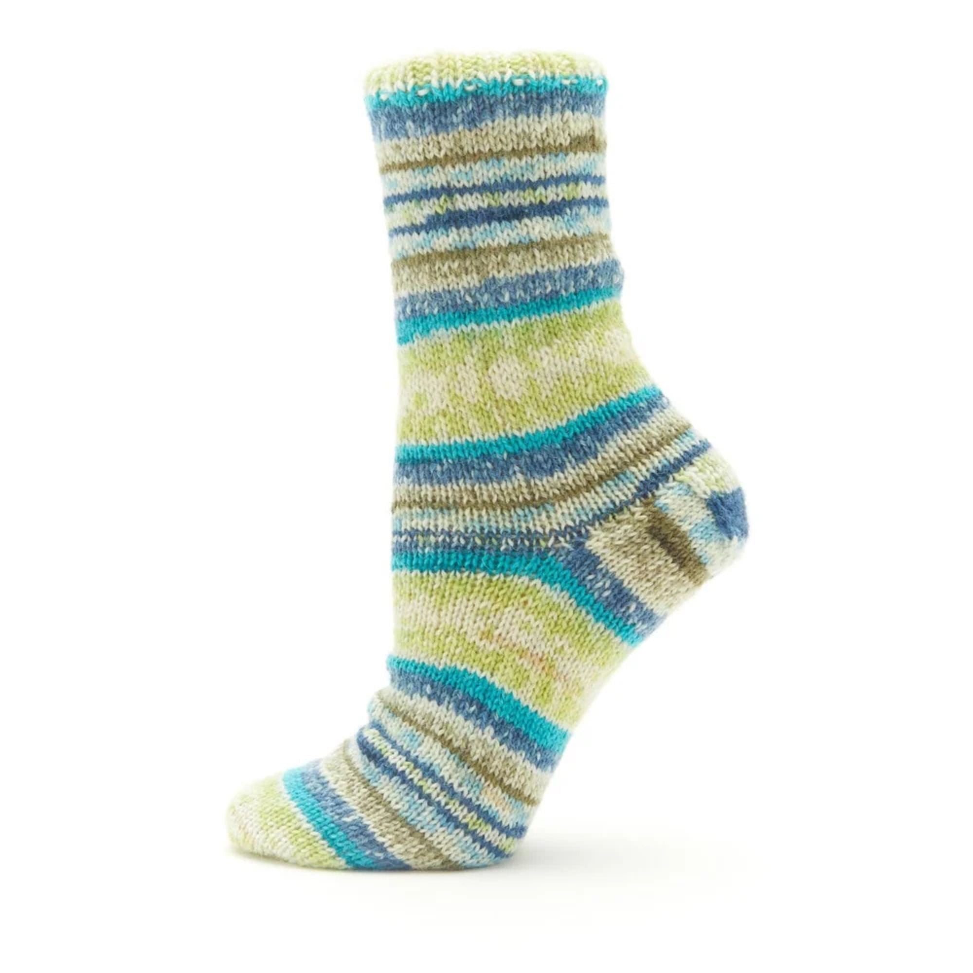 Fiddlesticks Jester 4 Ply Yarn Lime-Blue 82-07
