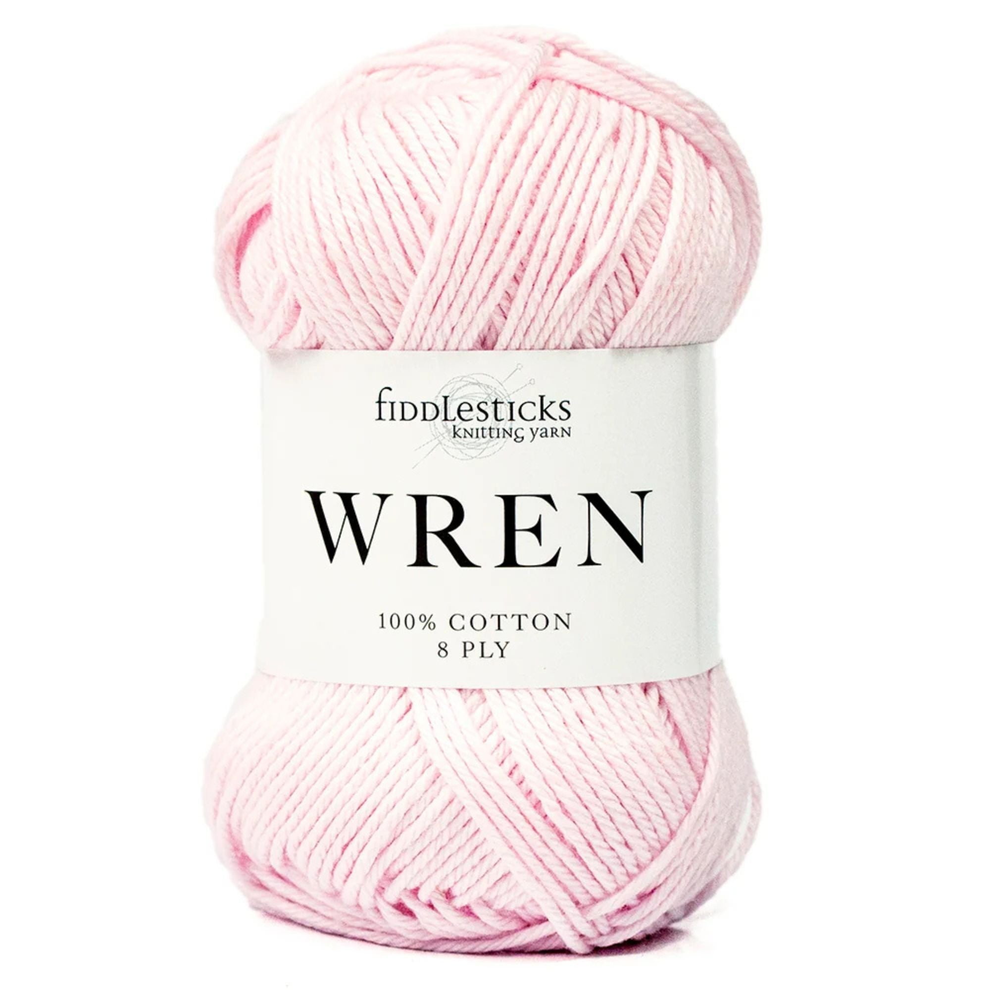 Fiddlesticks Wren Cotton 4 Ply 100% Cotton 8 Ply Yarn W008 Petal