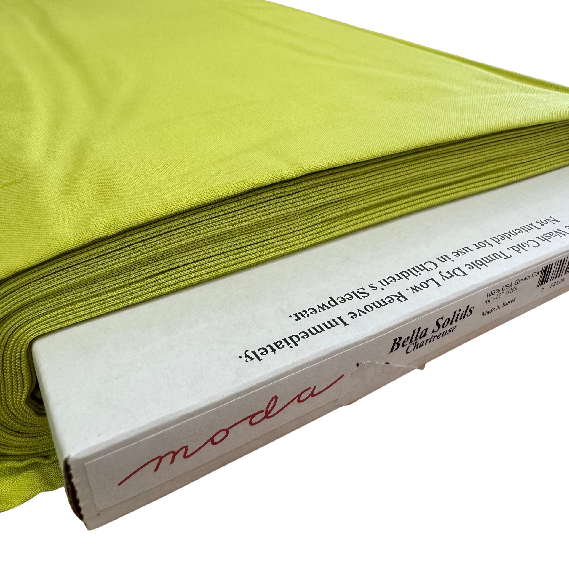 MODA Bella Solids Chartreuse Green 9900 188