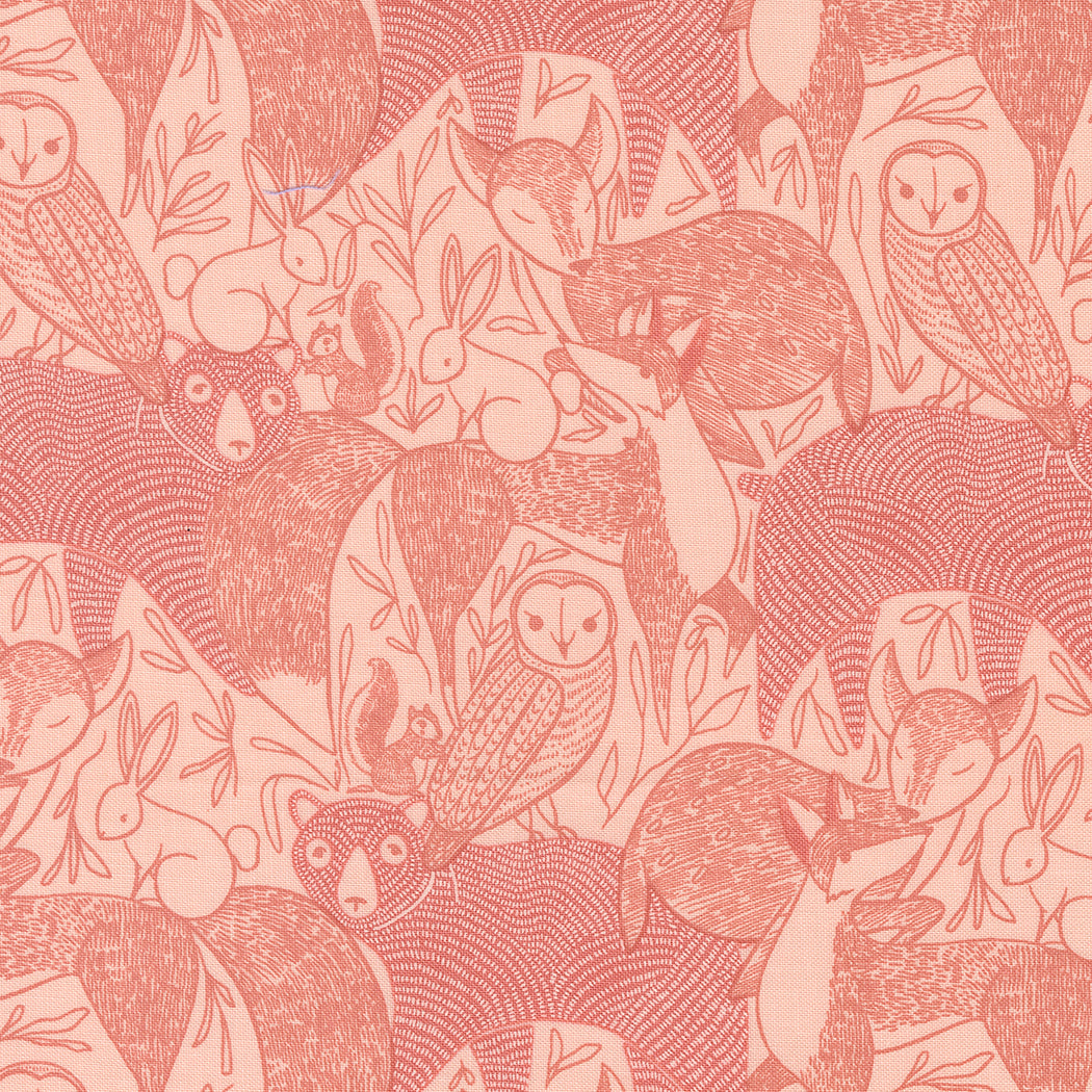 Gingiber - Woodland Wonder - Novelty Animals in Blush 48390 18