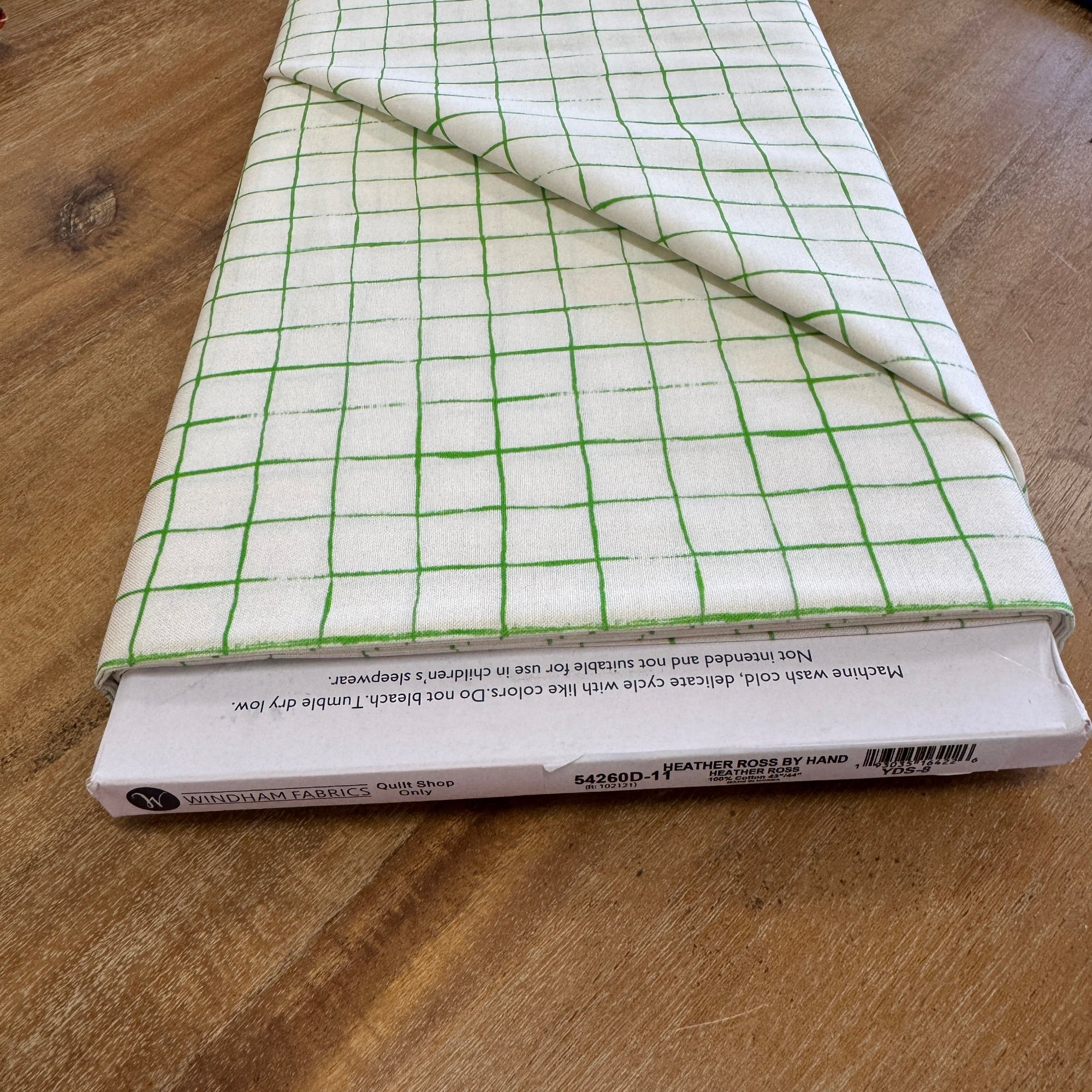 Heather Ross By Hand Drawn Plaid Ivory 54260D-11