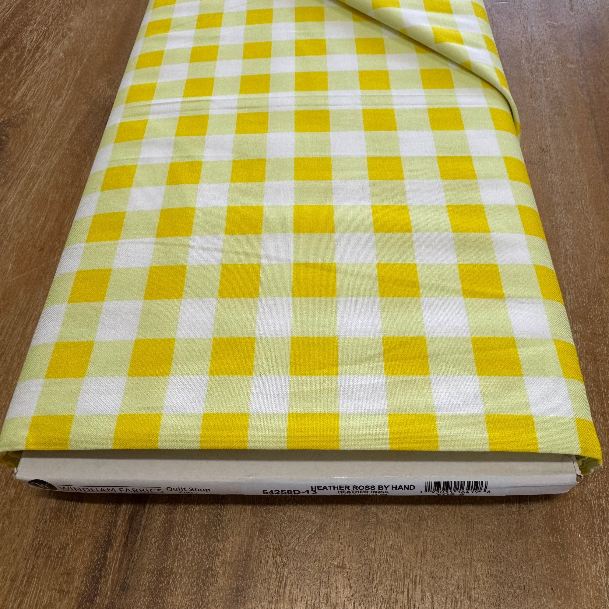 Heather Ross By Hand Essential Gingham Lemon 54258D-13