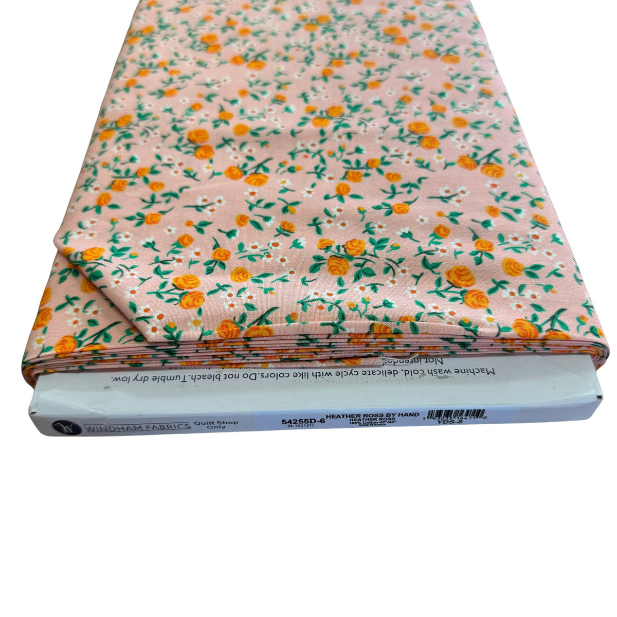 Heather Ross By Hand Mousy Floral Blush 54255D-6