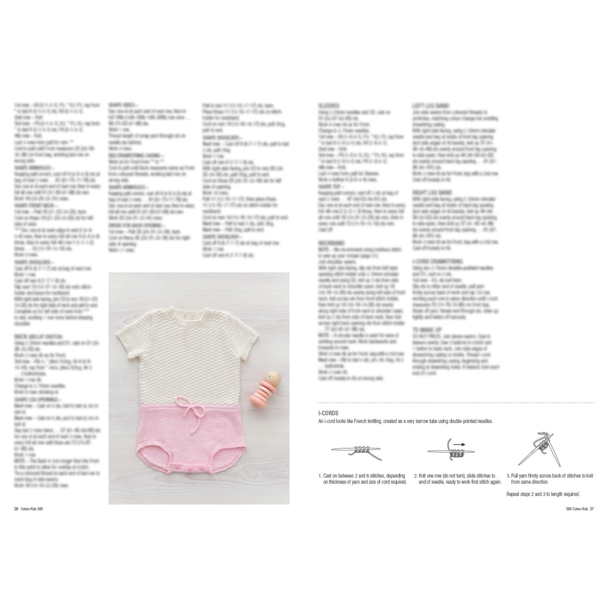 Heirloom: Cotton Kids Knitting Patterns 366 Colour Romper